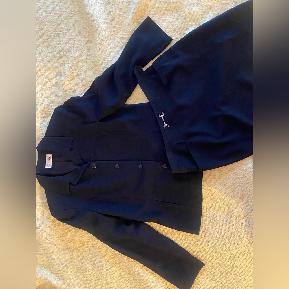 Gianni Black Skirt and Blazer Set